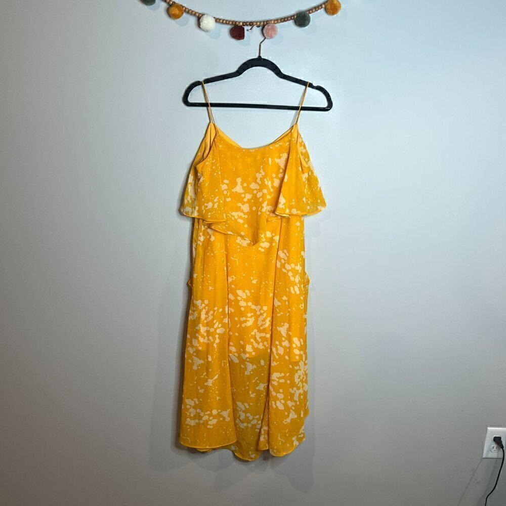 W118 by Walter Baker golden floral midi dress - Picture 5 of 5